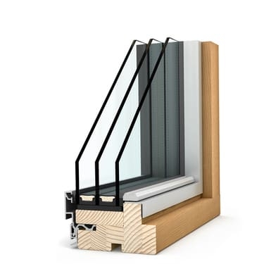 Internorm Holz/Alu-Panoramafenster HX300