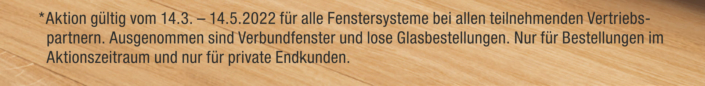 Internorm Aktion dritte Scheibe gratis